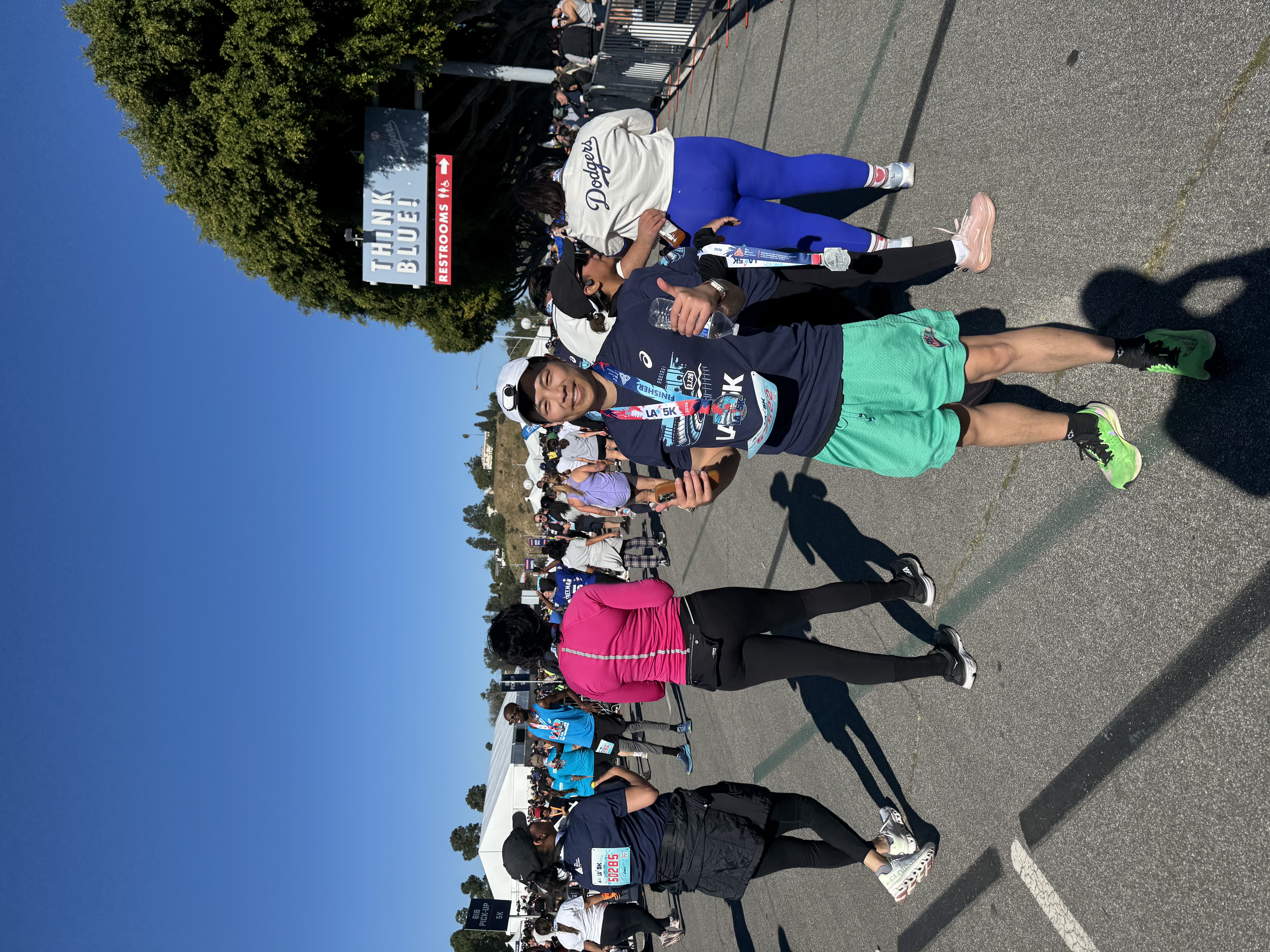 LA 5K in the morning